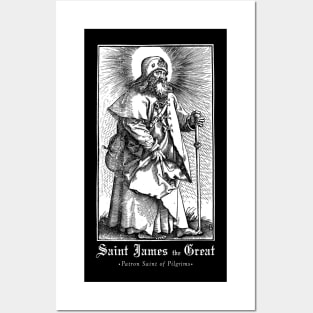 Saint James. Santiago. Patron of Pilgrims. Posters and Art